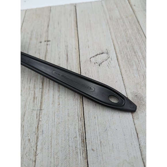 Hutzler Spatula Nylon Slotted Reinforced Turner Flipper No 717 Black LOPOL - Picture 5 of 7